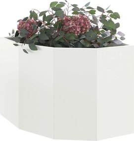 vidaXL Γωνιακό Ροδόδεντρο Λευκό 60 x 60 x 50 εκ Ατσάλι