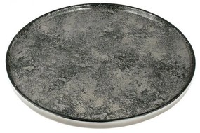 Πιάτο Φαγητού Ρηχό (Φ27) Oriana Ferelli Vertical Grey 18274-36
