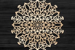 Σετ των 2 Intra απο ξύλο plywood 3mm-4mm πάχος 3D Mandala για Cricut Δίασταση 30x30 cm INTRAFABR-74168162