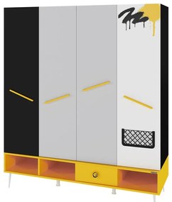 Τετράφυλλη ντουλάπα Skate