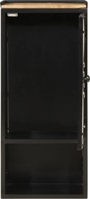 vidaXL Ντουλάπι Μπάνιου 40 x 27 x 90 εκ. Σίδηρο και Μασίφ Ξύλο Μάνγκο