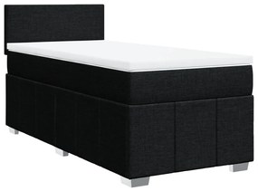 ΚΡΕΒΑΤΙ BOXSPRING ΜΕ ΣΤΡΩΜΑ ΜΑΥΡΟ 80 X 200 ΕΚ. ΥΦΑΣΜΑΤΙΝΟ 3289190