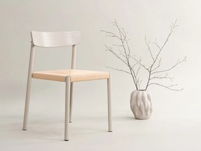 Καρέκλα Dallas 3308, Beige, 79x52x54cm, Σχοινί, Μεταλλικά | Epipla1.gr