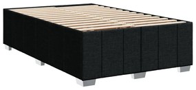 ΚΡΕΒΑΤΙ BOXSPRING ΜΕ ΣΤΡΩΜΑ ΜΑΥΡΟ 120X190 ΕΚ. ΥΦΑΣΜΑΤΙΝΟ 3285458