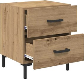 vidaXL Κομοδίνο 2 τμχ. Artisan Oak 40 x 35 x 47,5 εκ