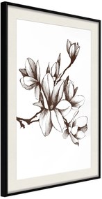 Αφίσα - Fragrant Decoration - 20x30 - Μαύρο - Με πασπαρτού