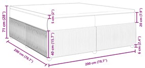 ΚΡΕΒΑΤΙ BOXSPRING ΜΕ ΣΤΡΩΜΑ ΡΟΖ 200X200 ΕΚ. ΒΕΛΟΥΔΙΝΟ 3285667