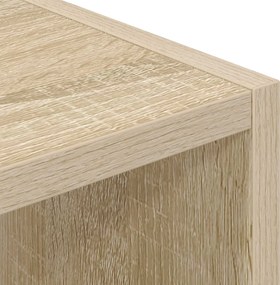 vidaXL Πλαϊνό γραφείο Δρύς Sonoma 90 x 30 x 90 cm