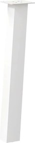 vidaXL Πόδια Κονσόλας 4 τεμ. Λευκά 72 εκ. Ατσάλι