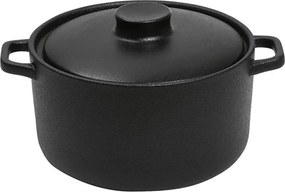 LAVA ΚΑΤΣΑΡΟΛΑΚΙ STONEWARE ΜΑΥΡΟ 400ML D: 12 H: 6CM