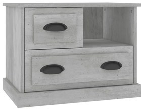 VidaXL Κομοδίνα Γκρι Σκυροδέματος 60x39x45 εκ.