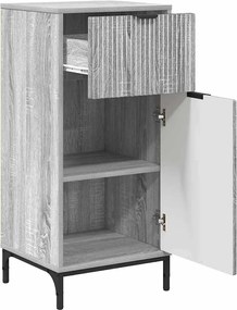 vidaXL Σετ Επίπλων Μπάνιου 3 pcs Γκρι sonoma Επεξεργασμένο ξύλο