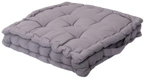 Μαξιλάρι Δαπέδου 40x40x8 581 17-Γκρι Σκούρο Viopros