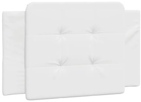 vidaXL Πλαίσιο Κρεβατιού με LED Χωρίς Στρώμα Zadar Λευκό 90x190 εκ.