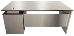 Γραφείο εργασίας Armadi με ντουλάπι σε Sonoma - Λευκό 140x70x75εκ 140x70x75 εκ.