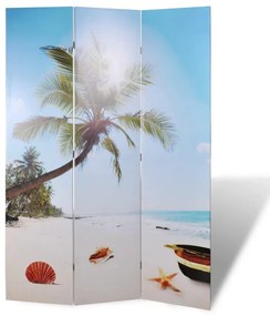 vidaXL Διαχωριστικό Δωματίου Πτυσσόμενο Παραλία 120 x 170 εκ.