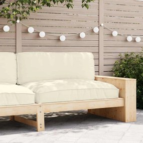 vidaXL Μαξιλάρι παλέτας για κάθισμα Κρεμ 120 x 80 x 12 cm