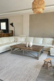 Stewehome Μοντέρνο χαλί σαλονιού με πλεκτή ψάθα από πολυεστερικό νήμα 100x340x6 cm