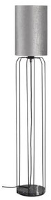 Επιδαπέδιο Φωτιστικό Μεταλλικό-Ύφασμα GRACE FH Ligting-840239-Ασημί 840239