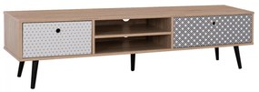 Έπιπλο τηλεόρασης HATTIE C8756 Sonoma - Πολύχρωμο 150x40x40Yεκ. 150x40x40 εκ.