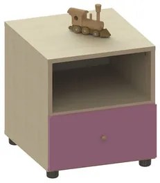 ALFA SET  Κομοδίνο Ξύλινο 45x45x47cm Alfa Set Child1 BEST-50460311