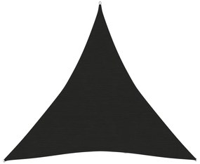 Πανί Σκίασης Μαύρο 5 x 5 x 5 μ. από HDPE 160 γρ./μ² - Μαύρο