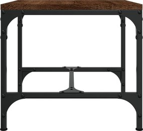 vidaXL Τραπεζάκια Σαλονιού 2 τεμ Καφέ Δρυς 40x40x35 εκ. Επεξ. Ξύλο