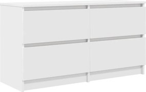 vidaXL Έπιπλο Τηλεόρασης Λευκό 100x35x54 εκ. Επεξεργασμένο Ξύλο