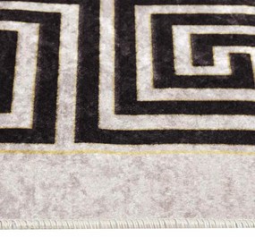 vidaXL Χαλί Πλενόμενο Ανοιχτό Μπεζ 80 x 300 εκ.