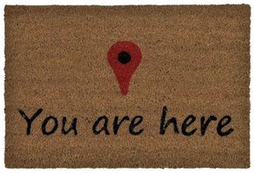 Πατάκι Εισόδου You Are Here LBTAH-AX69346 40x60cm Multi Andrea House 40Χ60