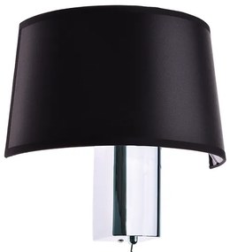 Φωτιστικό Επίτοιχο Aca OD5611B BOTTICELLI Μαύρο Ματ (Black Mat)