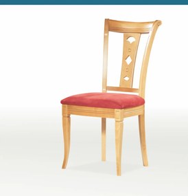 Ξύλινη καρέκλα Gilly καφέ-κόκκινο 98x46x44,5x45,5cm, FAN1234