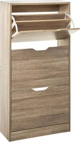 ΠΑΠΟΥΤΣΟΘΉΚΕΣ WOOD SHOE RACK 3DRW NAT 18P FIVE 160392D