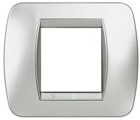 Πλαίσιο 2 Θέσεων Αλουμίνιο Bticino Living International L4802TE Legrand-L4802TE-Αλουμίνιο L4802TE