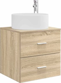 vidaXL Σετ Επίπλων Μπάνιου 5 pcs Sonoma Δρυς