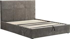 Επενδυμένο κρεβάτι Raziel-Kafe-160x200-Lift-Storage