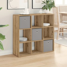 vidaXL Πλαϊνό γραφείο Artisan Oak 88,5 x 29 x 84,5 εκ.