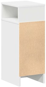 Κομοδίνο με συρτάρι Λευκό 25x31x66 cm 858614
