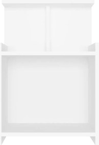 vidaXL Κομοδίνα 2 Τεμαχίων Λευκά 40 x 35 x 60 εκ. από Επεξ. Ξύλο