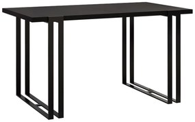 Τραπέζι Comfivo 179, Μαύρο, 76x80x140cm, Επιμήκυνση, Πλαστικοποιημένη μοριοσανίδα, Μέταλλο | Epipla1.gr