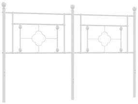 vidaXL Κεφαλάρι Λευκό 150 εκ. Μεταλλικό