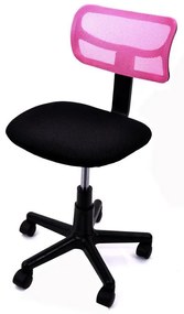 Office Chair 5001 without Arms Fylliana Pink 39.5*46.5*73/85 cm