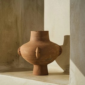 Βάζο Πήλινο Zola 152 18x25cm Terra Gofis Home Πηλός