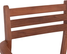 ΠΟΛΥΘΡΟΝΑ KEMPO HM6358 ΞΥΛΟ TEAK ΣΕ ΦΥΣΙΚΟ--58x58,5x88Υεκ.
