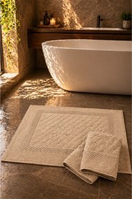 Σετ 3 τεμαχίων πετσέτες ποδιών 50x70 cm - Καφέ 50 x 70
