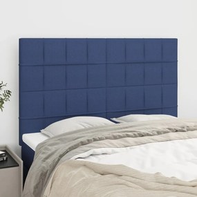 vidaXL Κεφαλάρι Μπλε 144x5x118/128 εκ. Ύφασμα