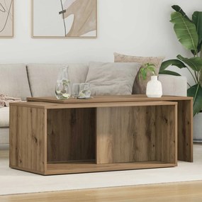 vidaXL Σετ Τραπεζιού Για Καφέ 2 pcs Artisan Oak Επεξεργασμένο ξύλο