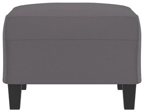 vidaXL Υποπόδιο Γκρι 70 x 55 x 41 εκ. από Συνθετικό Δέρμα