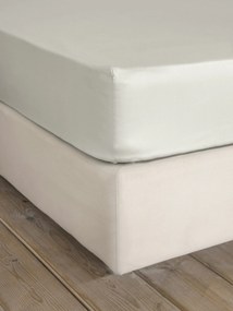 Σεντόνι Υπέρδιπλο με Λάστιχο Superior Satin - Fog Beige - Nima Home