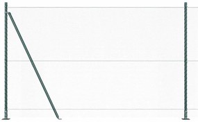 vidaXL Στύλος Περιφράξεων Πράσινο 25 x 1,4 μ (πλέγμα 13 mm)